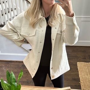 A.L.C. Ivory Oversized Jacket